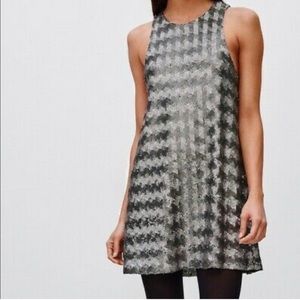 TALULA Aritzia Canterbury sequence mini dress